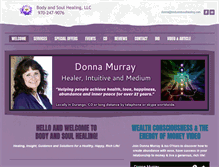Tablet Screenshot of bodyandsoulhealing.com